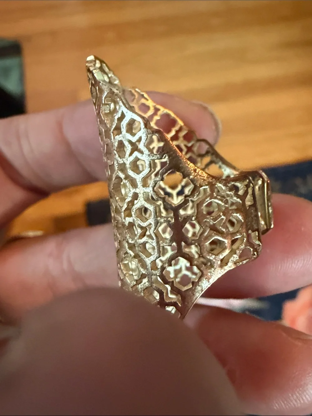 Kendra Scott Gold Tone Filigree Ring